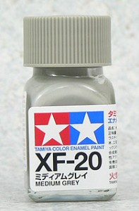 TAMIYA 琺瑯系油性漆 10ml 中灰色 XF-20